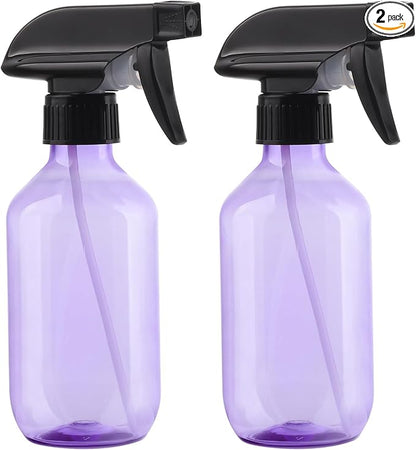 Empty Spray Bottles,10 oz Refillable Water Spray Bottle Adjustable Nozzle Mist/Stream Squirt Bottle for Hair Styling Watering Plants Cleaning Products