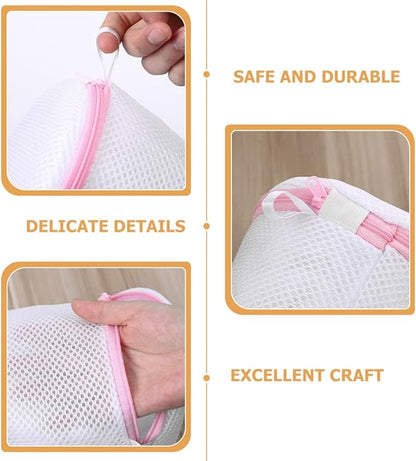 3pcs Mesh Laundry Bags for Delicates and Underwear Washing Bags with Anti-deformation Design for Washing Machine Use