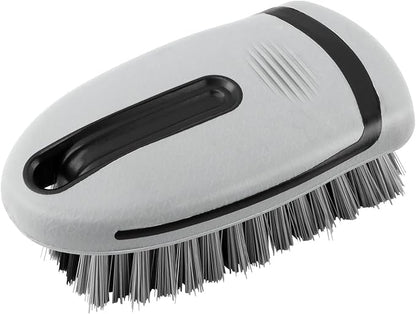 Carpet Brush, Scrub Brush Carpet Scrubber Stiff Bristle Detailing Scrub Brushes, Carpet Cleaning Brush, Cleaning Brush Interior Leather Brushfor Car and Home(Color:Grey)