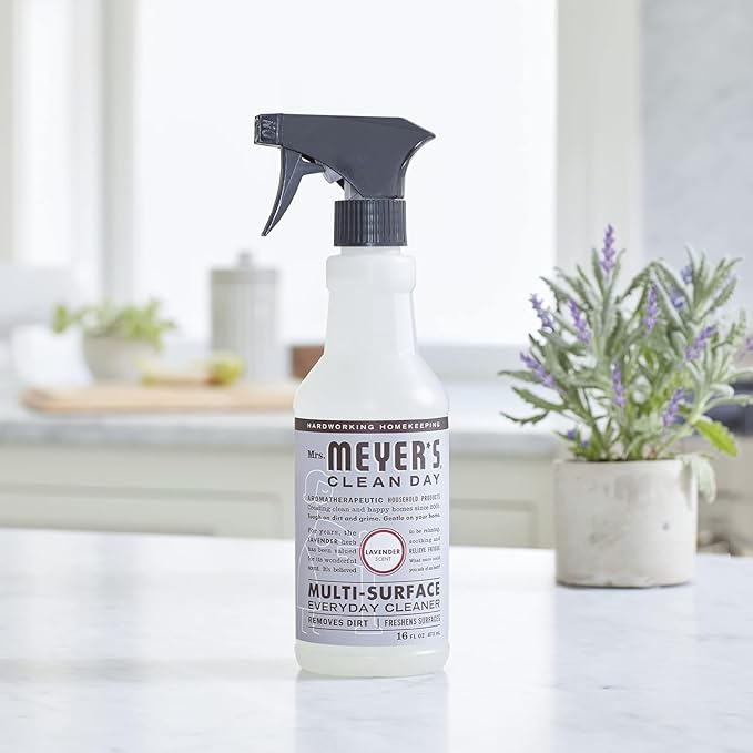 Mrs. Meyers Countertop Spray, Lavender Scent, 16 Oz. (Pack Of 6)