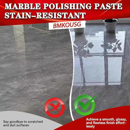 Granite Polishing Paste, Marble Cleaner Countertop, Quartz Polish, Granite Polishing Kit | Marble Cleaner and Polish - Enhances Shine & Maintenance, Safe for Stone Surfaces, 2.2LB (2 - PCS)