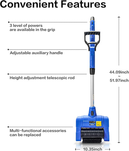 Grout Cleaner for Tile Floors Electric Grout Cleaner Machine Tile cleaner with A Power Roller Brush Work for Whole House and Big Garden Grout Tile floor Paver Patio Flagstone Carpet