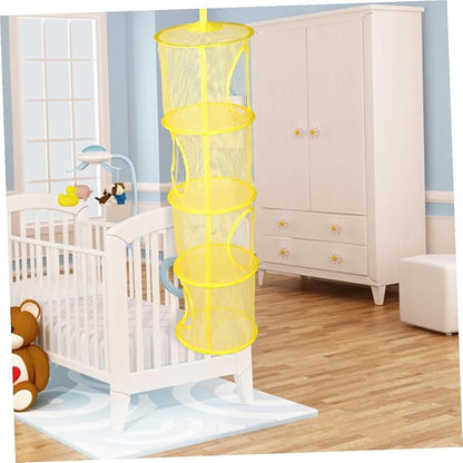 Unomor 1Pc Hanging Basket for Laundry and Storage Breathable Compartment Organizer Practical Underwear and Sock Drying Net Space Saving Design for Home Use