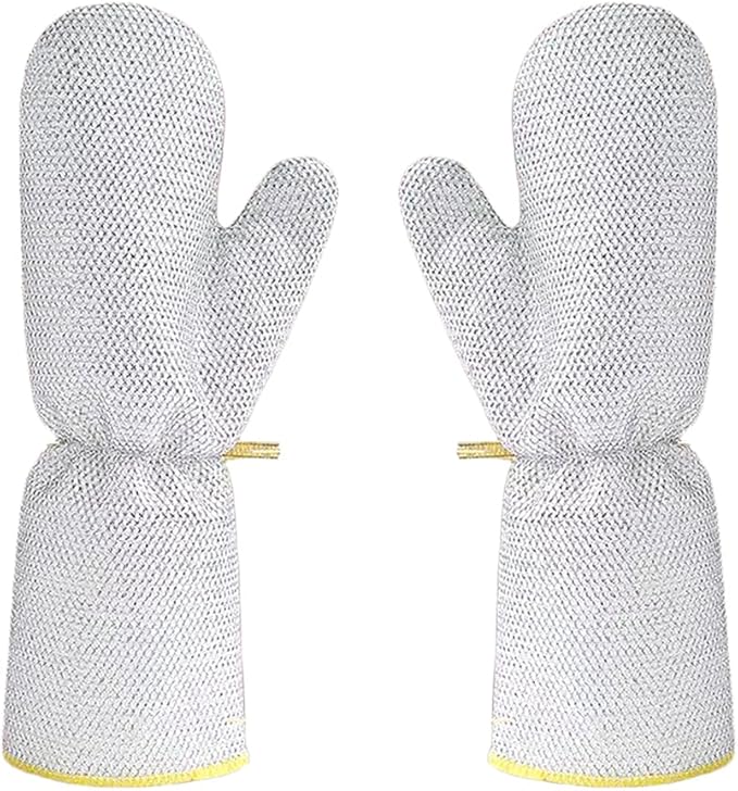 Multipurpose Dishwashing Wire Gloves, 2026 New Steel Wire Cleaning Kitchen Gloves with PVC Lining, No Fray Durable Design