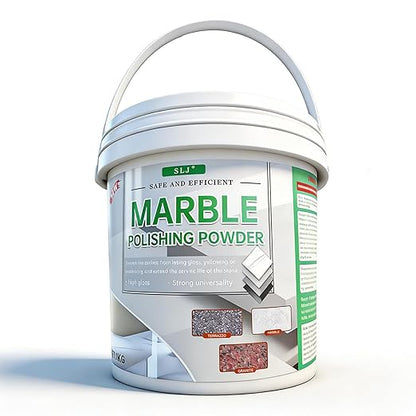 Professional Marble Polishing Powder Granite Polishing Kit Marble Floor Polish – Restore Shine & Remove Dullness, Safe for All Kinds of Stone, Countertops & Floors (1 kg)