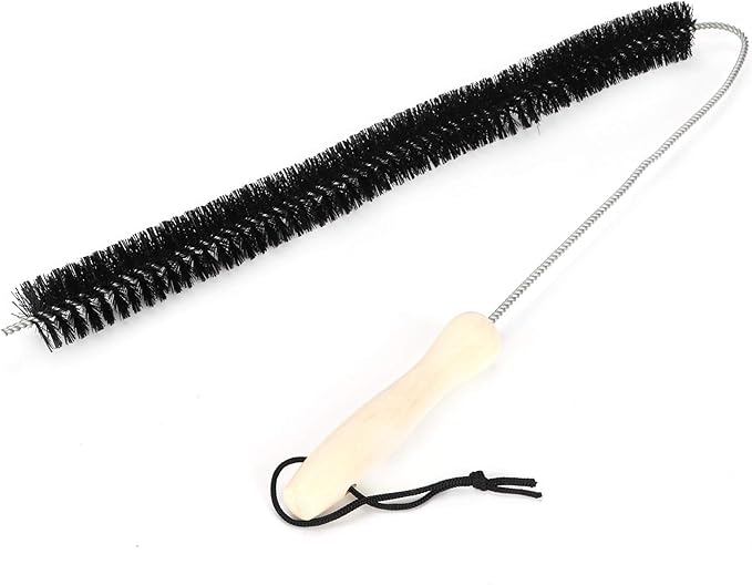 Fdit Dryer Vent Cleaner Kit Lint Brush Flexible Bendable Dryer Washing Machine Refrigerator Pipe Dredge Tool Universal Vacuum Attachment Fits Vacuum Hoses(Black)