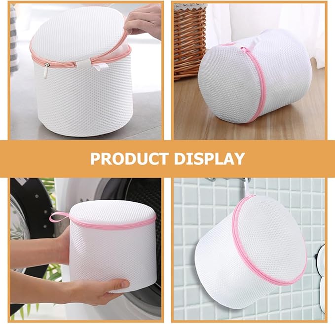 3pcs Mesh Laundry Bags for Delicates and Underwear Washing Bags with Anti-deformation Design for Washing Machine Use