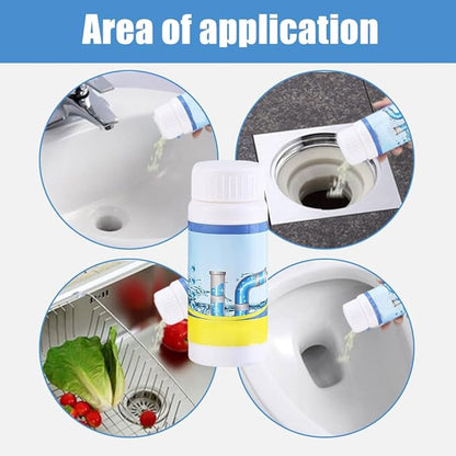 2026 New Sink Drain Cleaner, Multi-functional Powerful Pipe Unclogging Agent, Sink and Drains Cleaner Foam Cleaner for Kitchen Toilet and Pipes Cleaning Tool (2Set)