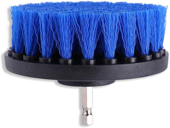 Drill Brush, Power Grout Brush Tile Floors Cleaning Drill Scrubber Brush Electric Drill Attachments Bathroom Cleaning Tools for Home Outddoor(4 Inch)
