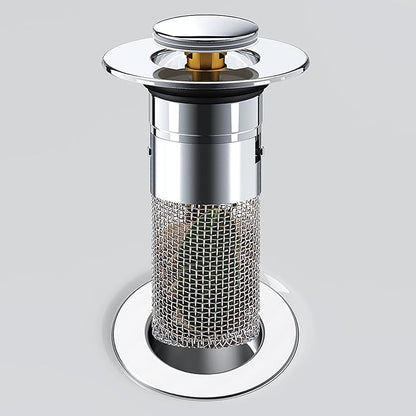 Drain Drain Plug Sink With Hair Strainer Popup Drain Strainer OUniversal Compatibility For Bathroom Sinks