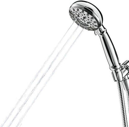 Moen Banbury Chrome 5-Spray Hand Shower with Hose and Bracket, 4-Inch Diameter, 23046
