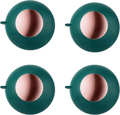 Washable Reusable Gel Lint Roller for Pet Hair, Tecogue Portable Dog Cat Pet Hair Remover for Clothes, Laundries, Sticky Cleaner, Dust Fuzz Fur for Travel Household (Green-4pcs)