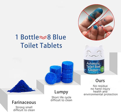 Simple Life Toilet Bowl Cleaner | Automatic Long-Lasting Toilet Bowl Cleaner Tablets | Easy-To-Use, Septic Safe Toilet Cleaner in Bottle | Powerfully Cleans and Prevent Stain Build Up | 3 Count