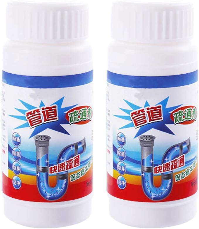 Sink Drain Cleaner, Drain Clog Remover Sink Cleaner Clog Remover Pipe Dredge Powder Kitchen Toilet Pipeline Cleaning Tool