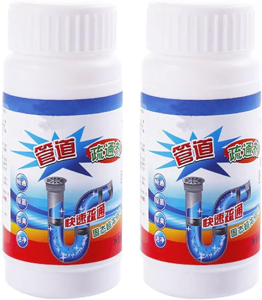 Sink Drain Cleaner, Drain Clog Remover Sink Cleaner Clog Remover Pipe Dredge Powder Kitchen Toilet Pipeline Cleaning Tool