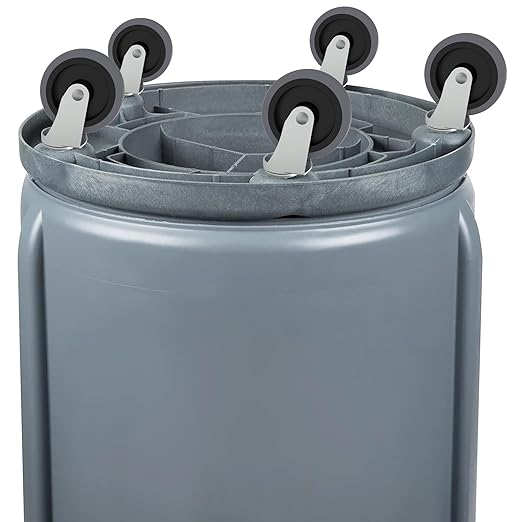 Replcament Casters for Brute Trash Bin Dolly Set of 5, 3-Inch Trash Can Dolly Replacement Wheels - 375LBs per Set