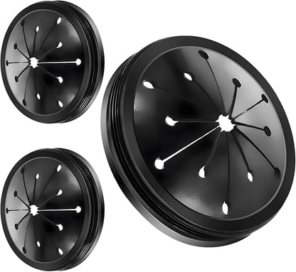3 Pcs Garbage Disposal Splash Guard, Durable Rubber Material, 3.1-Inch Universal Fit for Splash Guard Sink Baffle Disposal Replacement Waste Food Disposal Part