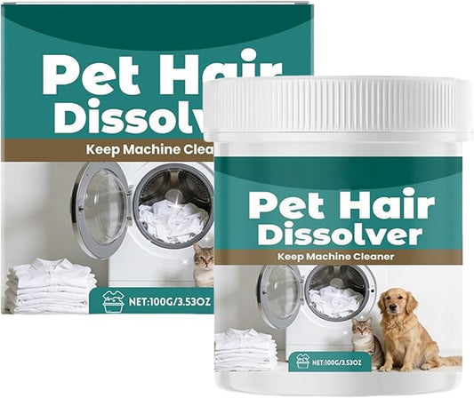 Pet Hair Dissolver Safe – compact sturdy Gentle Deep Cleaning Multipurpose, premium, Dissolving Agent Dog &, Cat Remover, Clothes Odor | Clothes Odor Stain Laundry Washer sleek