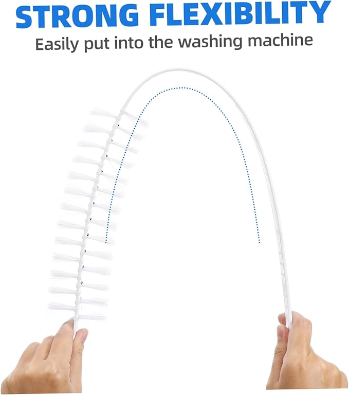 Washing Machine Cleaning Brush for Washer Drum Material Efficiently Removes Dust from Drum Gaps for Front Load Top Loader Washers