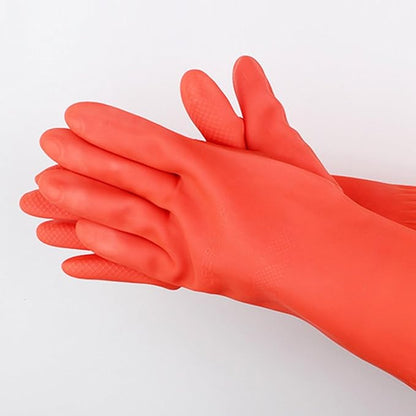 Household Arms Length Rubber Latex Cleaning Long Glove Reusable Kitchen Natural Rubber Living Wash Gloves