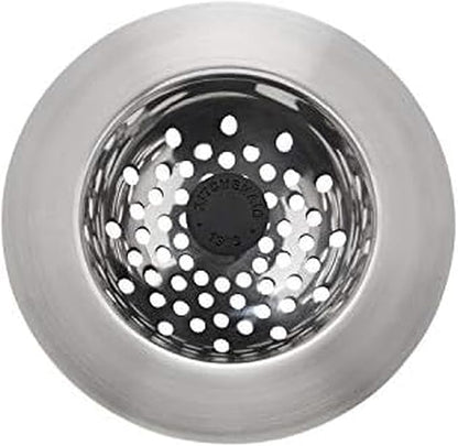 KitchenAid Stainless Steel Sink Strainer, Black