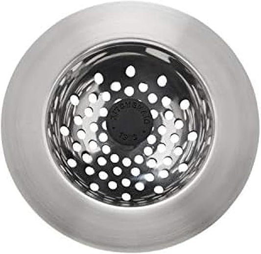 KitchenAid Stainless Steel Sink Strainer, Black
