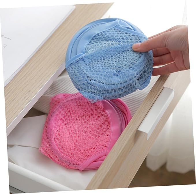 Fine Mesh Laundry Basket with Handles Nylon Dirty Clothes Storage Bin for Bedroom Dorm Bathroom Use Lightweight and Portable Organizer for Shoes and Blankets Random Random Color