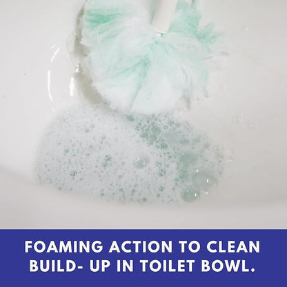 Don Aslett Johnny Mop & Foam n Flush Toilet Bowl Cleaner (32 Oz Bottle, 2-Pack) Set | Environmentally Friendly & Biodegradable Organic Acid Formula Deodorizer | Scratch Free Bowl Swab