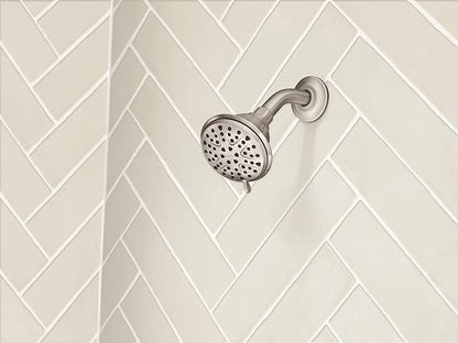 Moen 218W0SRN Attune 8-Function Wall Mount Fixed Showerhead, Spot Resist Brushed Nickel (Pack of 3)