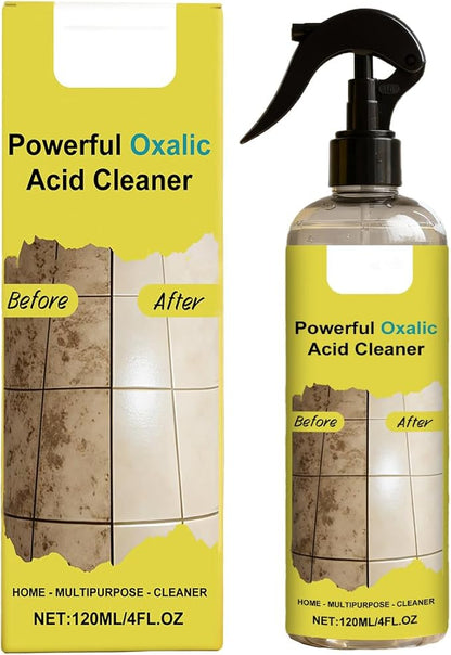Powerful Oxalic Acid Cleaner, Multipurpose Home Cleaner, 120ML/4FL.OZ, Spray Bottle