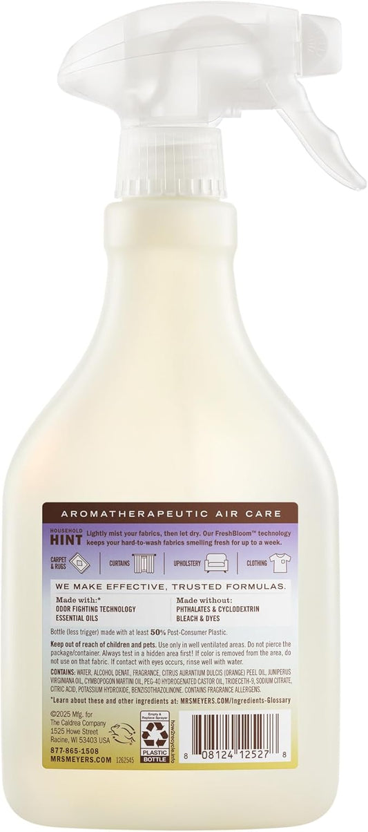 MRS. MEYER'S CLEAN DAY Fabric Freshener, Compassion Flower Scent, 20 Ounce Bottle