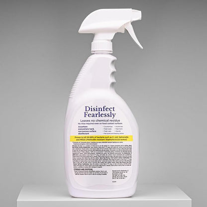 Wondercide - Multi-Surface Disinfectant Spray - Kills 99.99% Viruses & Bacteria - Fragrance Free Cleaner with Hypochlorous Acid for Home, Kitchen, Pet Areas - 32 fl oz