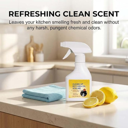Kitchen Heavy Oil Cleaner Spray,3.38 Oz Oven Cleaner Heavy Duty,All Purpose Kitchens Heavy Oil Cleaning Agent for Countertops,Stovetop,Dishwasher,Appliances (3PC)