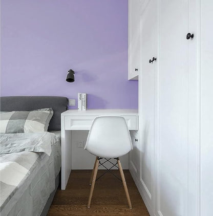 393"x17.7" Peel and Stick Wallpaper Solid Color Purple Contact Paper Self Adhesive Removable Wallpaper for Wall Covering Vinyl Rolls