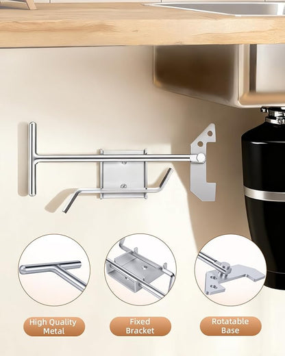 Garbage Disposal Wrench Tool& Garbage Disposer Unjamming Wrench - Universal Fit for Moen/Waste King/SinkErator | Easy Kitchen Sink Clog Unblocker