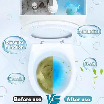 Toilet Bowl Cleaner 2026 Upgrade Cute Dinosaur-Shaped Toilet Tank Cleaner Bathroom Toilet Scent Freshener for Inside Small But Powerful (3)