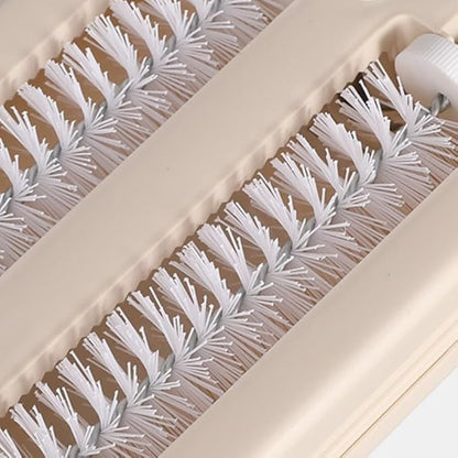 Carpet Debris Brush Carpet Brush,Handheld Carpet Table Double Roller Brush Head Carpet Table Brush Pet Hair Cleaning Brush Collector Brush