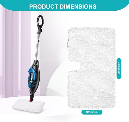 2 Pack Steam Pocket Mop Replacement Pads for Shark S3500 Series S3501 S3601 S3550 S3901 SE450 S3801CO S3601D S2901 S2902 S3801