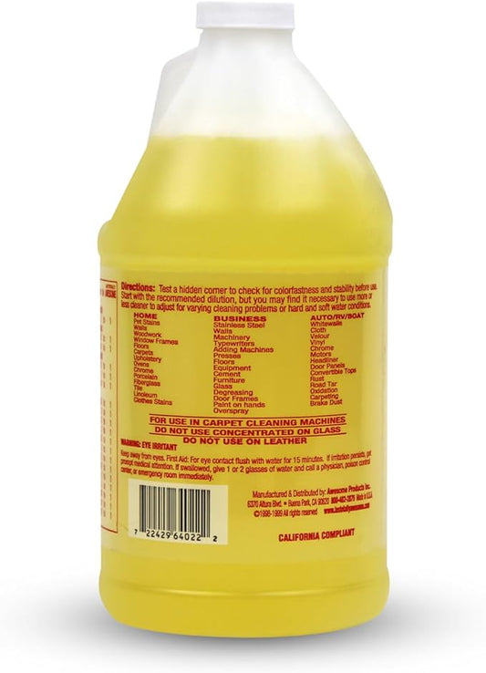 La's Totally Awesome All Purpose Cleaner Combo – 32oz Spray + 64z Refill – Heavy Duty Degreaser & Multipurpose Cleaner for Home, Kitchen, Bathroom, Floors & More