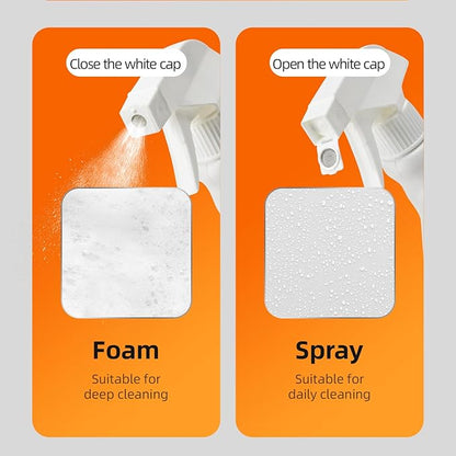 Bathroom Cleaner Spray - Removes Soap Scum, Hard Water Stains - All-Purpose Shower, Tub, Toilet, Tile, Sink and Fixtures Alternative - Fresh Scent, 17.9 oz (1-Bottle Pack with 1 Nozzles)