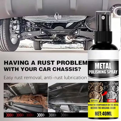 Remove Rust Agent Sprayer Fast Acting Remover for Car Boats, Kitchens, Bathrooms Multipurpose Rust Rust Remover for Metal