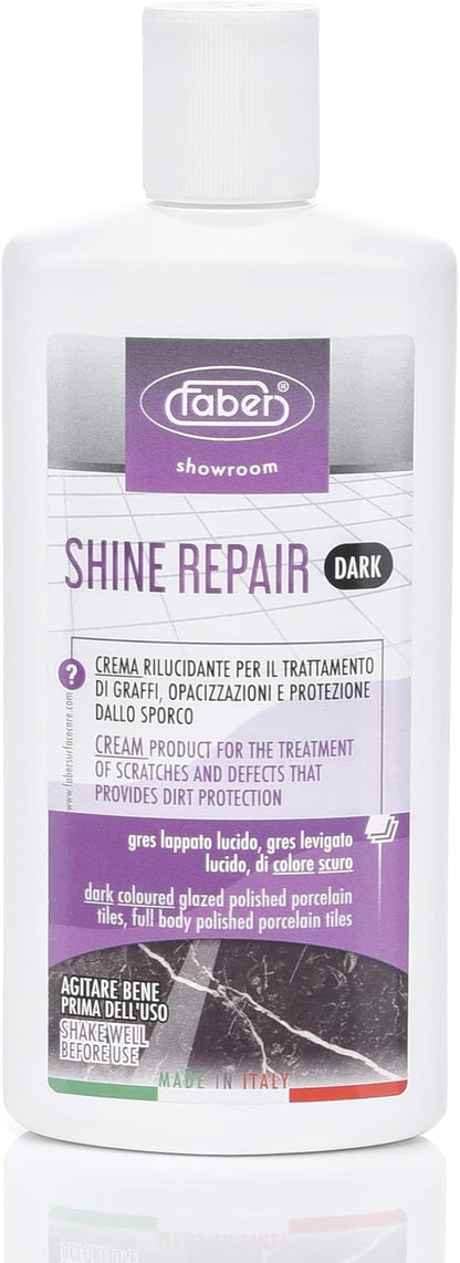 FABER Floor Shine Repair - Premium Floor Polishing Cream for Scratches & Defects, Re- Polishes, and Protects from Dirt - Perfect for Colored Glazed & Full Body Polished Porcelain Tiles, Pro & Home Use