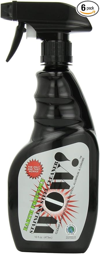 WOW! EZ FINISHES Wow! Stainless Steel Cleaner & Protectant, 16 Fl Oz (Pack of 6)
