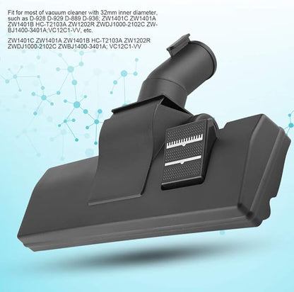 Garosa Carpet Floor Brush Nozzle Attachment Adjustable Plastic Floor Tool for 32mm Hose Compatible with Most Vacuum Cleaners for Carpet and Hard Floor Cleaning