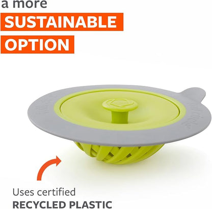 Full Circle Sinksational Sink Strainer - Stainless Steel Mesh, Prevents Clogs, Kitchen Sink, Eco-Friendly, Durable - Green