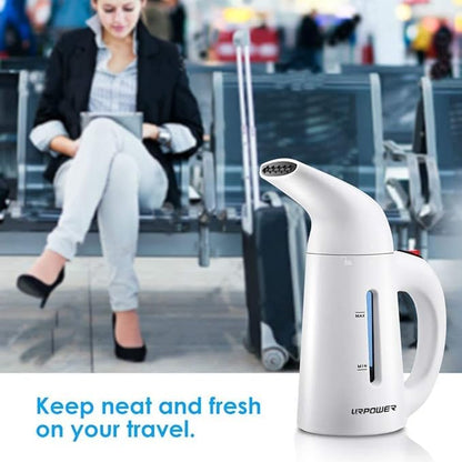 URPOWER Updated 180ml Steamer for Clothes, 7-in-1 Portable Handheld Garment Steamer, Fast Heat-up Clothes Steamer, Travel Steamer, High Capacity Fabric Steamer for Home and Travel