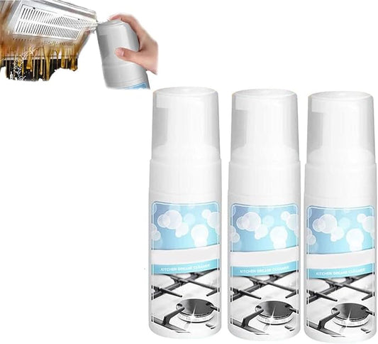 Kitchen All-Purpose Cleaner,Multipurpose Dirt Cleanser,Multi-Purpose Kitchen Grease Cleaner Foam Kitchen Non Greasy Dirt Cleaner Spray (3pcs)