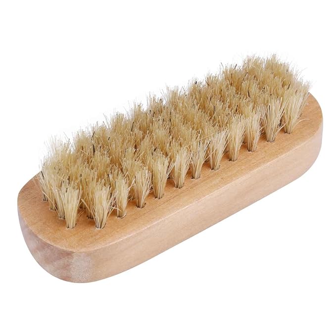 Tbestmax Cleaning Nail Fingernail Brush Wood 2 Side for Manicure Pedicure Women Kids 4 Pack