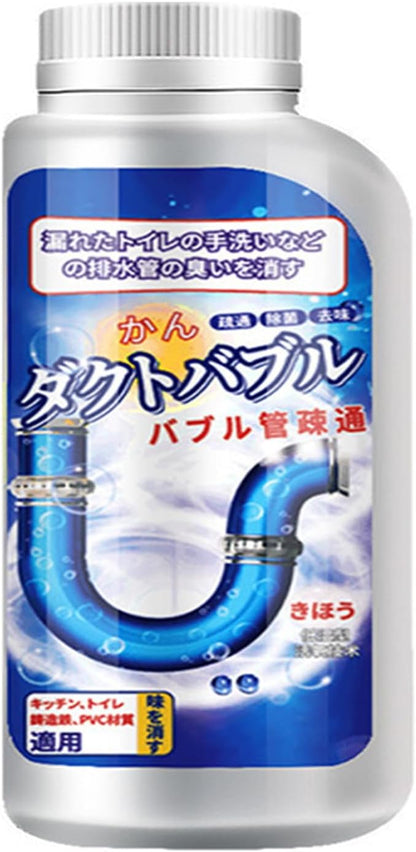 Strong Drain Cleaner Pipeline Dredging Agent, Fast Acting Drain Clog Remover for Kitchen and Bathroom Pipes, Sink Drai n Cleaner Grease Dissolver Pipe Cleaning Solution for Home Sinks Tubs (#A)