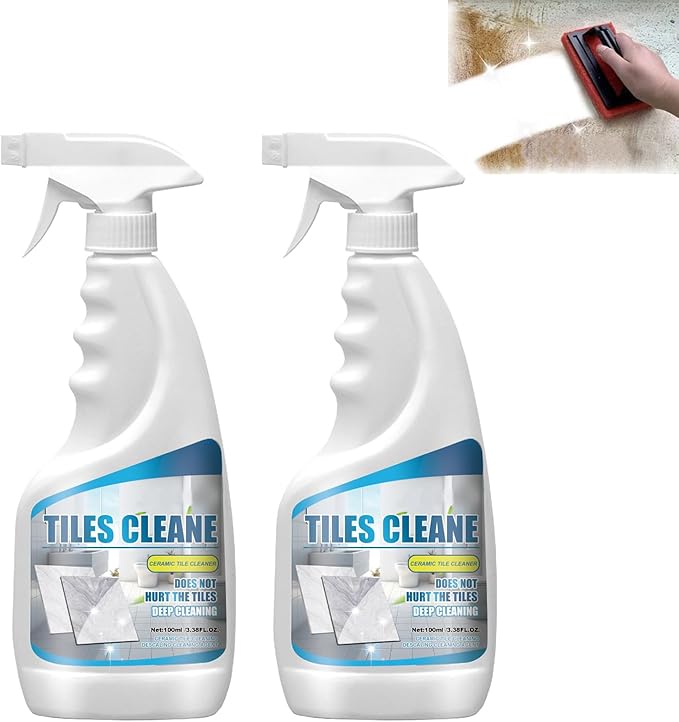 ADEK Tile Grout Cleaner Sprayer - Granite Cleaner Polish and Protect 3 in 1, Marble Stone Cleaner Polishes, Heavy Duty Spray Cleaning Solution, Stone Tile and Laminate Cleaner (2)